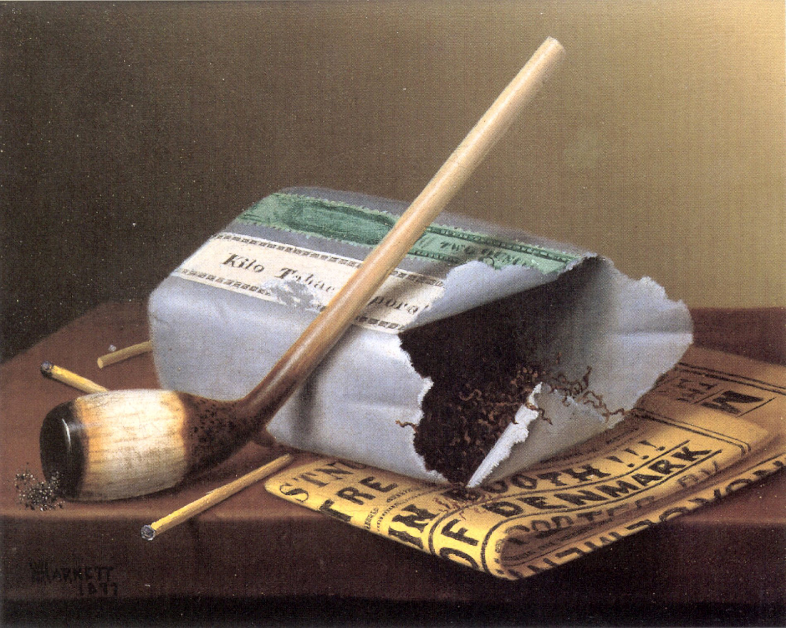 a smoke backstage